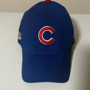 Chicago Cubs Blue Baseball Cap with Red Logo